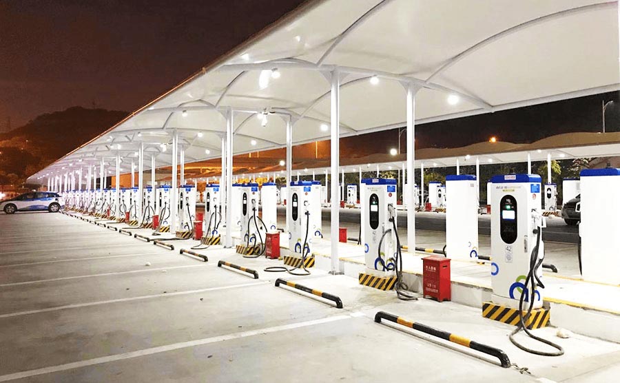 直流充電站建站效果